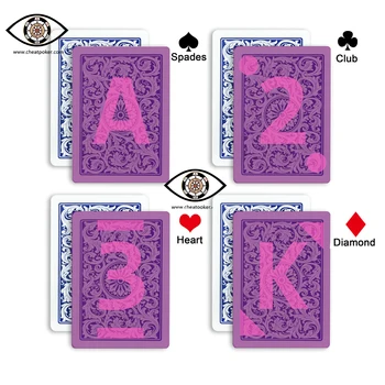 Infraroșu Marcat Carduri pentru UV Cititor de Copag PokerSize Jumbo Index de Elită, punte Dublă Set Magic Anti-fraudă Poker
