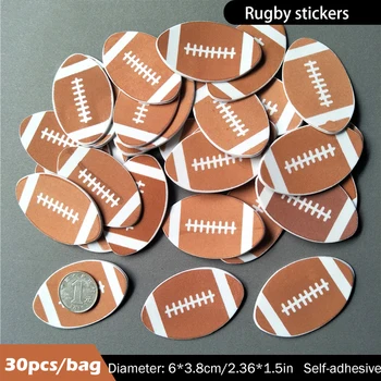 Jocuri cu bile de Spumă Autocolante de Baschet Rugby EVA Auto-Adeziv Sticker Copii, Jucării DIY Arta Ambarcațiunile de Decorare