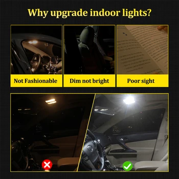 LED Lumini de Interior Lampa Pentru Subaru Forester SG, SH, SJ 1998 1999 2000 2008 2009 2010 2012 2013 2016 2017 2018 2019 2020