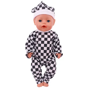 Manual Pijamale 18 Inch American Doll Accesorii Potrivite Pentru 43Cm Nou-născutului Baby Doll,Generația Noastră Papusa Haine
