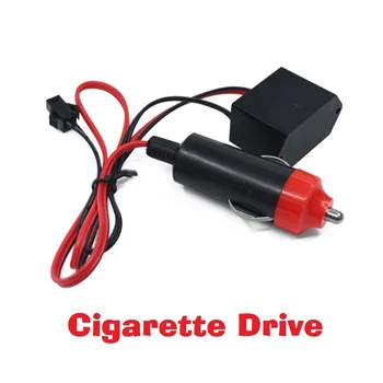 Mașină de Interior cu Led-uri Decorative Lampa USB Driver Cabluri de control Țigară Conduce EL de Cabluri Banda Neon