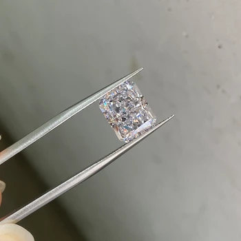 Meisidian 6A Albe CZ 8X10 4 CTS Radiant de Gheață Zdrobite Tăiat Cubic Zirconia Diamant de Preț Per Carat