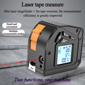 Metru Distanță Cu Laser Telemetru Cu Laser Măsoară Distanța De Meter Echipamente De Topografie Măsură De Bandă Retractabilă Măsură De Bandă Cm