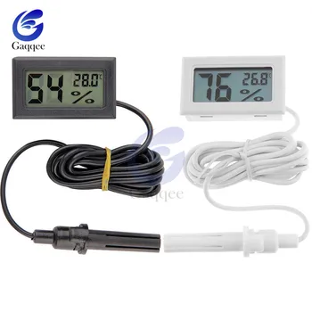 Mini LCD Digital Termometru Higrometru Temperatura Interioară Convenabil Senzor de Temperatură și Umiditate Metru Instrumentele de măsură Cablu