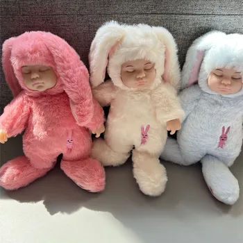 Mishatoys Copil de Dormit Rabbit Papusa de Plus cadou de anul nou, Ziua de nastere pentru fete și băieți lol 54CM păpuși