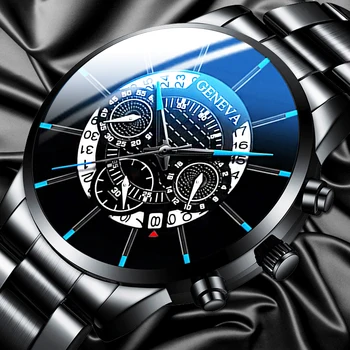 Moda Barbati din Oțel Inoxidabil Ceas de Lux Calendar Cuarț Încheietura Ceasuri de Afaceri Ceas Casual pentru Omul Ceas Relogio Masculino