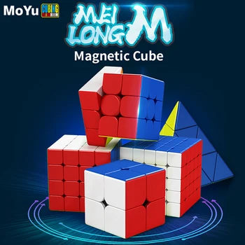 MoYu Profesie Magnetic 2x2 3x3 4x4 5x5 Rubix Magic Cube 3x3x3 4x4x4 Viteza Jucărie Puzzle 3×3 4×4 maghiară Rubick Cubo Magico