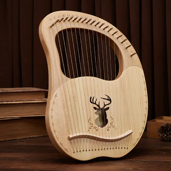 Muzica Mini Liră Harpă 21 Instrument cu Coarde Mici Jaw Harp 19 Șir Accesorii Strumenti Musicali Instrumente Muzicale EI50HP