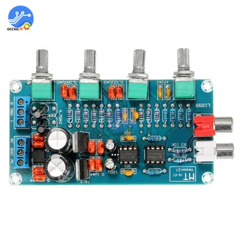 NE5532 Stereo Preamplificator Ton de Bord, Control Volum 4 Canale HIFI Amplificator Digital AC 12V Placa de Sunet pentru Telefon Preamp