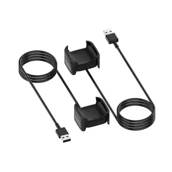 Negru USB Rapid Incarcator Cablu de Încărcare de Andocare Sta Leagăn Pentru Fitbit-Versa 2 Ceas Inteligent Accesorii
