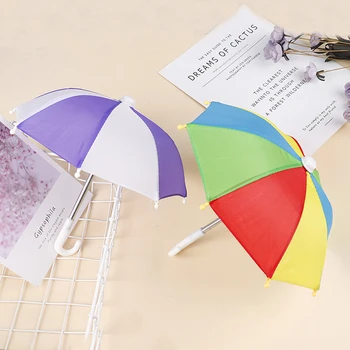 NOI Colorate Mini Umbrela de Ploaie Pentru Blythe 18 Inch Accesorii Papusa Baby Fotografie elemente de Recuzită de Jucărie pentru Copii
