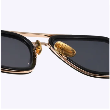 NOI de lux, Stilul de Tony Stark pentru femei ochelari de Soare pentru Bărbați Piața de Design de Brand Ochelari de Soare Oculos Retro sex masculin