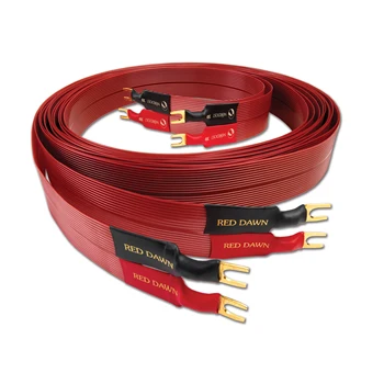 Nordost Red Dawn cablu difuzor Flatline difuzor cablu placat cu Argint 99.9999% OFC audiofil cablu audio hifi amplificator