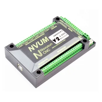 NVUM 4 Axa Mach3 USB Card 200KHz router CNC 3 4 5 6 Axe de Mișcare Cardul de Control Breakout Bord pentru diy gravor masina de gravat
