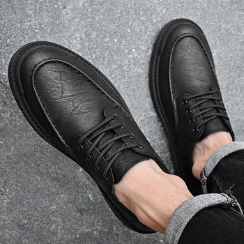 Omul Pantofi din Piele dantela-up de Primavara toamna oxfords Afaceri cu Pantofi Oxfords Pentru Barbati Formale Încălțăminte de Brand de Lux, Designeri de pantofi pentru bărbați