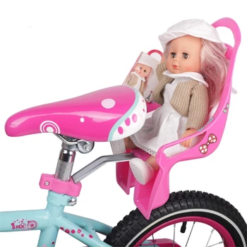Papusa drăguț Scaunul de Biciclete Fete Biciclete Atașament Scoala de Biciclete Fata de Copii Biciclete Copii Accesorii pentru Papusa cu Centura de Siguranță