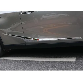 Pentru Lexus UX 200H 250H 260H 2019 2020 2021 Mașină de Partea Corpului Tapiterie Usi ABS Chrome/Fibra de Carbon Bandă Laminat Flux Panel Bara de protectie