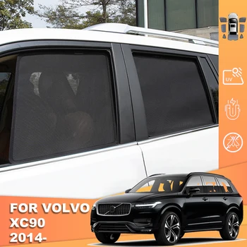 Pentru Volvo XC90-2021 XC 90 Magnetice Auto Parasolar Scut Fata-Spate, Parbriz, Plasă de Cadru Perdea Geam Lateral parasolar Visor
