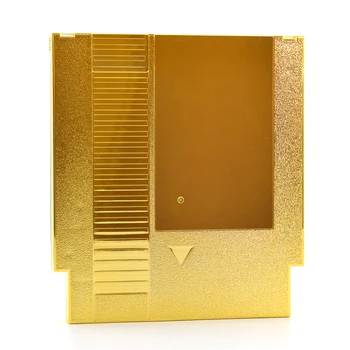 Placat cu aur de 72 de Pini Carte de Joc Shell pentru NES Capacul de Plastic de Caz pentru NES Joc de Înlocuire a Cartușului de Coajă