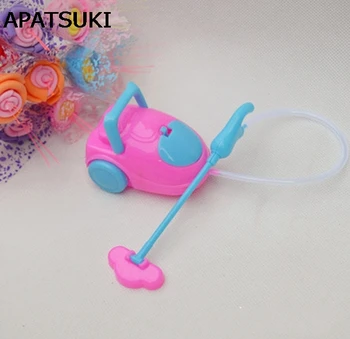 Plastic Mini Aspirator Pentru Papusi Barbie Pentru Kelly Păpuși pentru Copii Baby Girl Alege Mobilier BJD Papusa Accesorii de Jucarie pentru Copii