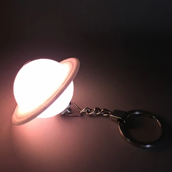 Portabil de Imprimare 3D Moon Lampa Mini Breloc Lumini Decorative Noutate Pământ/Saturn/Fotbal Lumini de Noapte pentru Femei, Cadouri pentru Copii