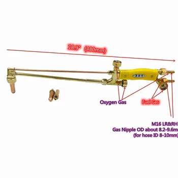 Profesionale de Gaze Torță 10-100mm Tăiere Arma de Oxigen Acetilenă Propan Lichefiat Gaz Natura G01-30 de Metal de Tăiere