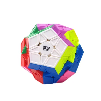 Qiyi megaminx cub 3x3x3 cuburi Magice Stickerless 12 părți cuburi puzzle 3x3 cubo magico Profesionale viteza cub de jucărie de Învățământ