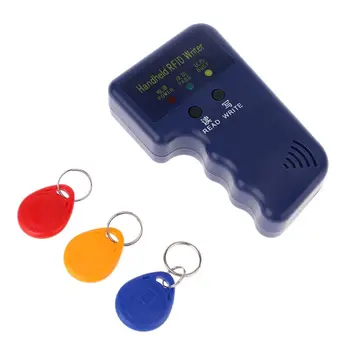 RFID Copiator Portabil EM4100 125KHz RFID Reader Portabil Carte de IDENTITATE Duplicator Fob Portabile de Control Acces Card Replicator J2FA