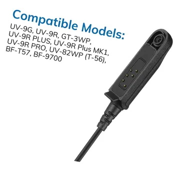 RISENKE baofeng handsfree la îndemână uv-9r uv9r pro plus BF 9700 O-58 impermeabil asv difuzor microfon mic micro pentru walkie talkie