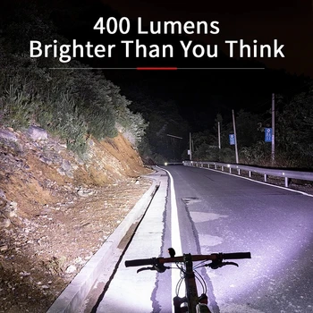 ROCKBROS MTB Biciclete Lumina Impermeabil USB Reîncărcabilă LED 2000mAh Lampă Față 200/400 LM Faruri Aluminiu Ultrausor Biciclete Lumina