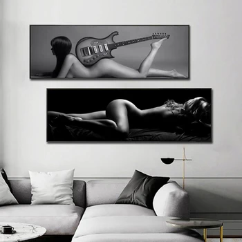 Sexy Nud Femei Pictura Fată Goală Canvas Postere Si Printuri Moderne Corpul de Perete de Arta Imagine pentru Camera de zi Decor Acasă Cuadros