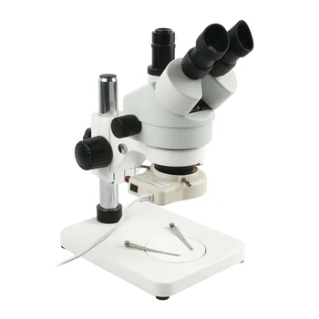 Simul Focal Industriale Microscop Stereo Trinocular Mărire Continuă Zoom 7X - 45X, Pentru LABORATOR Telefon PCB Reparații de Lipit