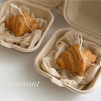 Simulate Pâine Lumânare Mucegai Silicon Creative franceză Gustare Croissant Design DIY Arta de Săpun Lumanare Aromatherapy Face Shell Mould