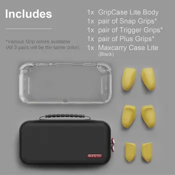 Skull & Co. GripCase Lite cu un sistem de Prindere MaxCarry Caz Lite Sac de Depozitare Acoperă Shell pentru Nintendo Comutator Lite
