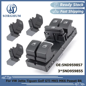 SORG 5ND959857 geamuri electrice Comutator principal Buton de Control Pentru VW Jetta Tiguan Golf GTI MK5 MK6 Passat B6 CC Seat Leon MK2 5ND