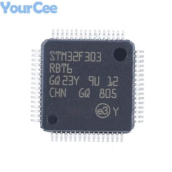 STM32F303RBT6 LQFP-64 Cortex-M4 32-bit Microcontroler MCU 72MHz 128KB Flash RAM 32KB 32F303RBT6 LQFP64 IC