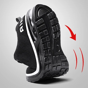 Toamna de Pantofi Sport pentru Femei, Bărbați Respirabil ochiurilor de Plasă de Culoare Blocarea Aer Capitonat Pantof de Alergare Portabil Amortizare Formare Încălțăminte