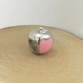 Transport gratuit Fructe de culoare Roz cu Margele DIY Bijuterii Clasice Populare Amuleta se Potrivesc Pandora Brățară Bijuterii pentru Femei