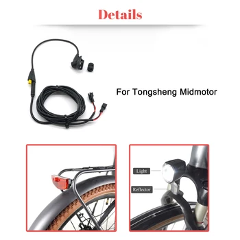 TSDZ2 tongsheng Lumina a Senzorului de Viteză de la Mijlocul Motorului de Antrenare Biciclete Electrice Biciclete Kit de Conversie cu Lumina