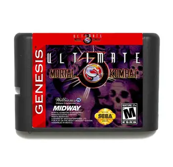 Ultimate Mortal Kombat III 16 Biți Carte de Joc Pentru Sega Mega Drive & Sega Genesis