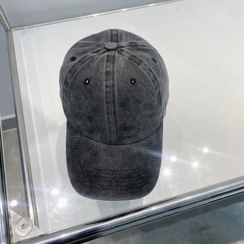Unisex livrare gratuita Primavara-Vara Pălării de Spălat Uzate Zdrențuite Capace de protecție Solară Golf Denim Atins Hat Baseball Cap Femei