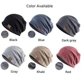 Unisex Pălărie de Iarnă Caldă Largi Slouchy Plus Catifea Gramada De Capac Beanie Bărbați Femei Schi Termică Capac Pălărie de Moda 2021