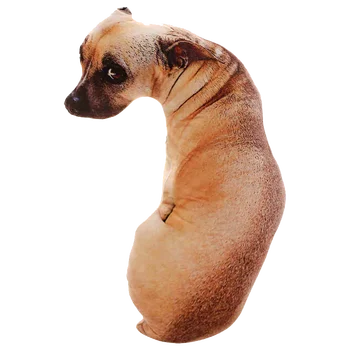 Vii 3D Simulare de Câine Perna Corp Plin Formă de Câine Amuzant Animal Tigru Lup Birou, Mașină de Pernă Canapea Pernă Decor Cadouri