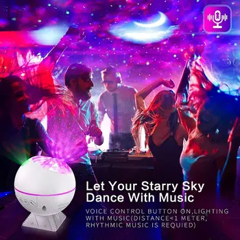Vânzare Clearance-ul Galaxy Proiector Lumina Smart Star Proiector Colorat Cerul Înstelat LED Lumina de Noapte Cadouri de Craciun pentru Copii pentru Adulti