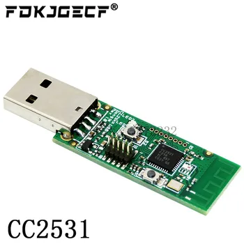 Wireless Zigbee CC2531 Sniffer Goale Bord Pachet Analizor de Protocol Modulul de Interfață USB Dongle-ul de Captare de Pachete de Module CC2540