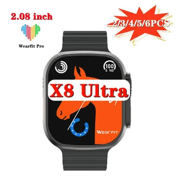 X8 Ultra Smart Watch VIP 2/3/4/5/6PCS en-Gros de încărcare Wireless NFC Femei Bărbați MARI 2.08 Inch Seria 8 Ceas Inteligent