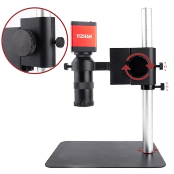 YIZHAN Laborator Industriale Microscop Stereo Trinocular Camera VGA HDMI 1-130X Obiectiv de 56 de Lumină LED-uri Pentru Telefonul PCB Lipit de Reparare