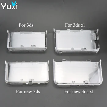 YuXi din Plastic Cristal Clar de Protectie Hard Shell Skin Transparent Caz Capacul Pentru Nintendo New 3DS / 3DS XL LL Joc Consola