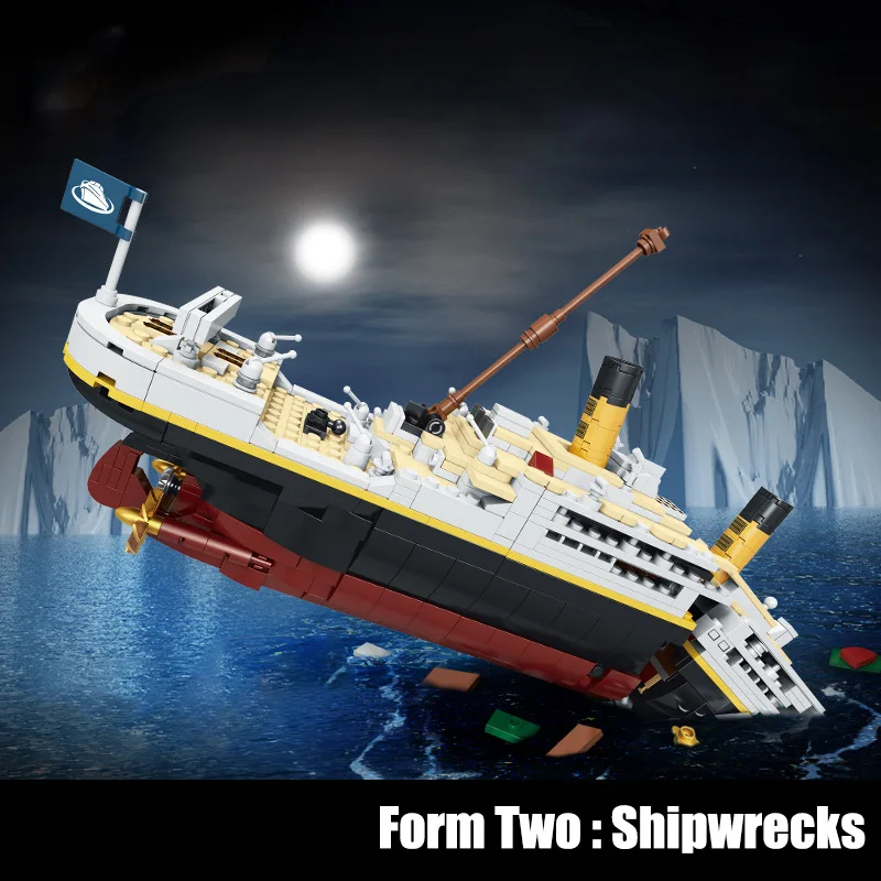 La 2023 oraș seria titanic de creație vas de croaziera set diy barca blocuri caramizi jucării pentru copii pentru copii adult cadou / Jucării & Hobby-uri | Outletzonestore.ro