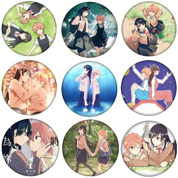 În cele din urmă să Înflorească În Tine Figura Cosplay Insigna Yagate Kimi ni Naru Yuu Koito Rucsac Butonul Icon Anime Accesorii Cadouri